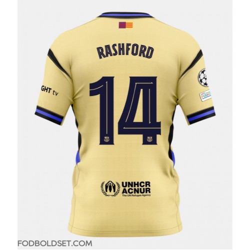 Barcelona Marcus Rashford #14 Udebanetrøje 2025-26 Kortærmet